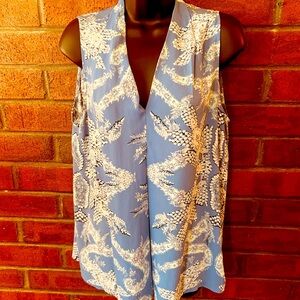 Olivia + Claire Sleeveless Top size Large